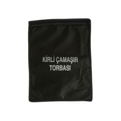 Single Sword Fermuarlı Bedelli & Acemi Asker Kirli Çamaşır Torbası, Siyah