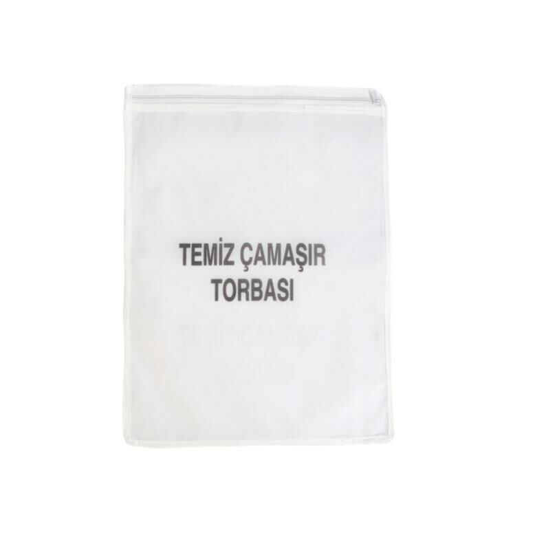 Single Sword Fermuarlı Bedelli & Acemi Asker Temiz Çamaşır Torbası, Beyaz
