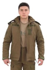 Single Sword Su&Rüzgâr Geçirmez Kapüşonlu Softshell Kışlık Erkek Mont ATACS - 2XL