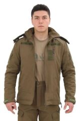 Single Sword Su&Rüzgâr Geçirmez Kapüşonlu Softshell Kışlık Erkek Mont JAN - S