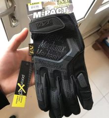 Single Sword Mechanix Tam Parmak Eldiven SİYAH - L