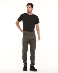 Single Sword Dayanıklı Erkek & Kadın Tactical Outdoor Koruma Taktik Pantolonu HAKİ - 40