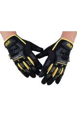Single Sword Mechanix Tam Parmak Eldiven SARI - XL