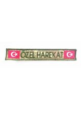 Single Sword Özel Harekat 3X17Cm Nakış Patch - Peç SİYAH