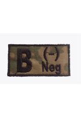 Single Sword Nakış Kan Grubu Patch - Peç JAN - AB RH (-)