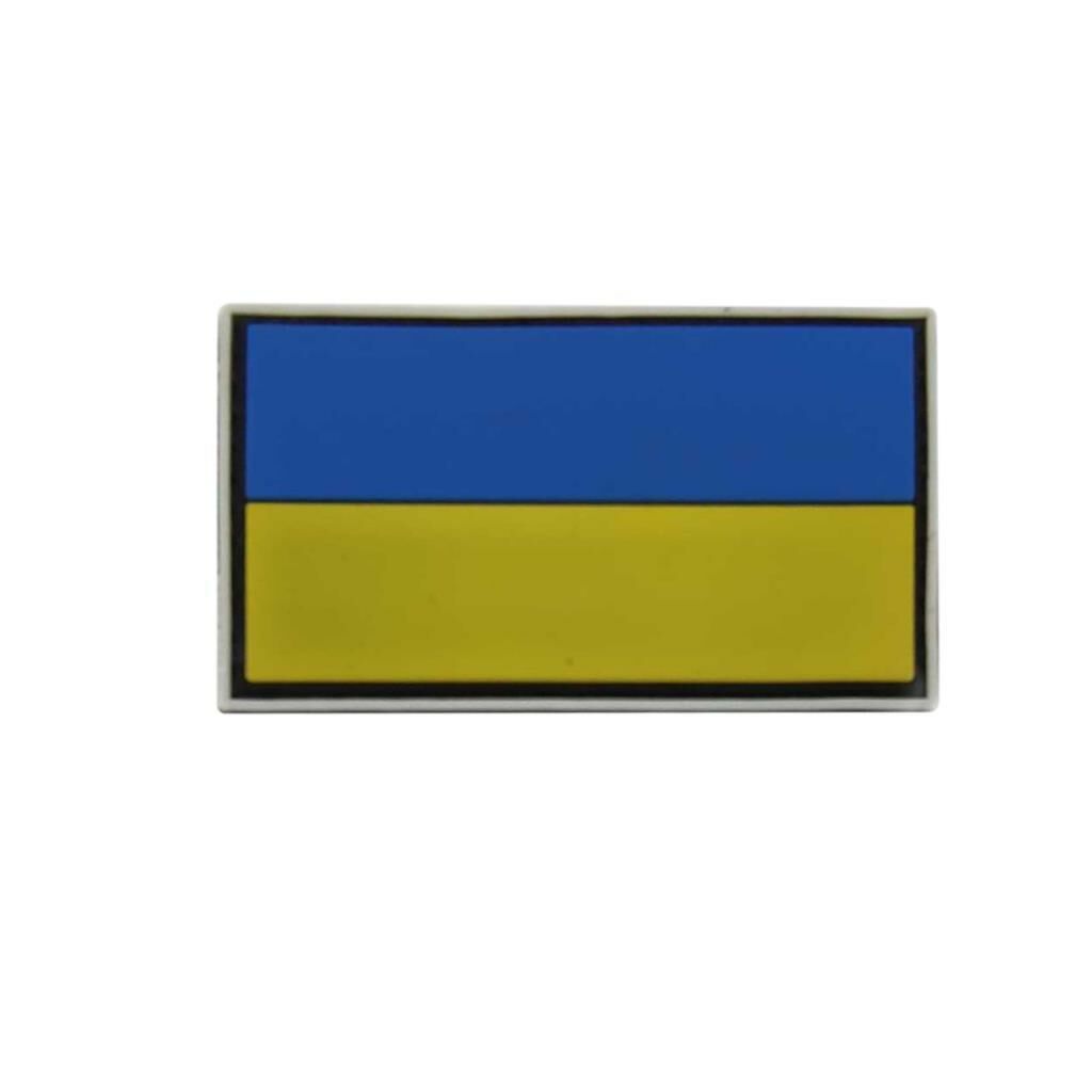 Single Sword Plastik Ukrayna Bayrağı Patch - Bayrak Peç