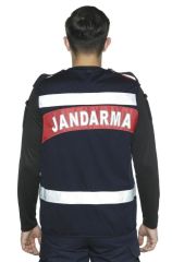 Single Sword Jandarma Asayiş Fileli Reflektif Yelek XL