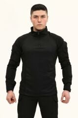 Single Sword Erkek&Kadın Taktik Kombat T-shirt SİYAH - 4XL