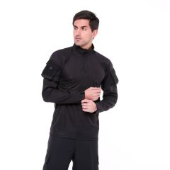 Single Sword Kadın&Erkek Outdoor ve Askeri Combat Tişört SİYAH - XL