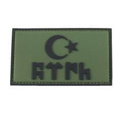 Single Sword GÖKTÜRK Plastik Patch - Peç HAKİ