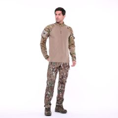 Single Sword Kadın&Erkek Outdoor ve Askeri Combat Tişört MULTİCAM - L