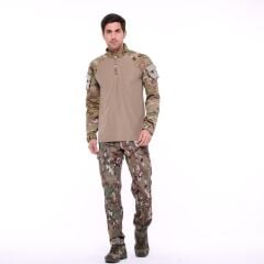 Single Sword Kadın&Erkek Outdoor ve Askeri Combat Tişört MULTİCAM - XL