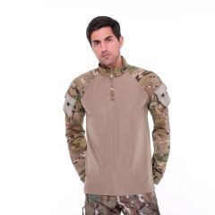 Single Sword Kadın&Erkek Outdoor ve Askeri Combat Tişört MULTİCAM - 2XL