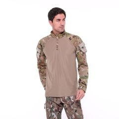 Single Sword Kadın&Erkek Outdoor ve Askeri Combat Tişört MULTİCAM - 2XL