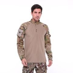 Single Sword Kadın&Erkek Outdoor ve Askeri Combat Tişört MULTİCAM - 2XL