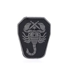 Single Sword Akrep Plastik Patch - Peç Küçük Boy 4Cm X 5,5Cm BEYAZ