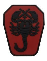 Single Sword Akrep Plastik Patch - Peç Küçük Boy 4Cm X 5,5Cm HAKİ