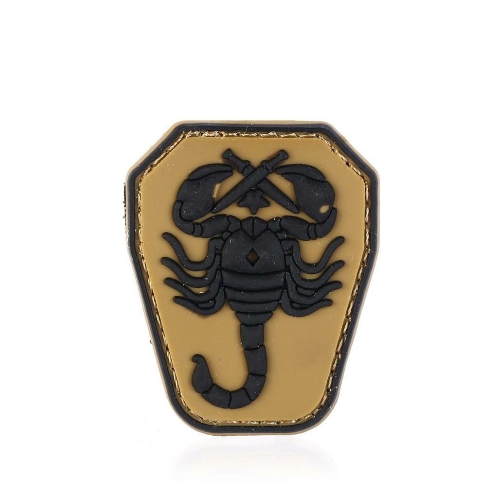 Single Sword Akrep Plastik Patch - Peç Küçük Boy 4Cm X 5,5Cm BEJ