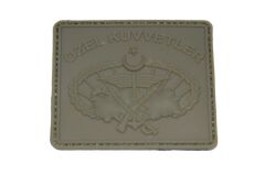 Single Sword Özel Kuvvetler Plastik Patch - Peç SİYAH