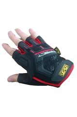 Mechanix Yarım Parmak Eldiven- Taktik Destekli Mexhanix Kadın Erken unisex Eldiven L - KIRMIZI