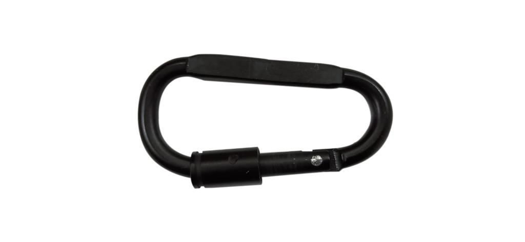 Single Sword İthal Paslanmaz, Vidalı Karabina Kanca SİYAH