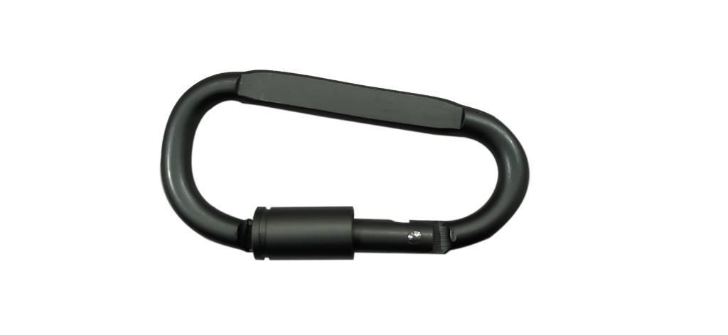 Single Sword İthal Paslanmaz, Vidalı Karabina Kanca GRİ