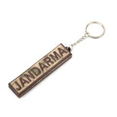 Single Sword Jandarma Çift Taraflı Anahtarlık YAZI