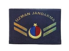 Single Sword Uzman Jandarma Yazılı Asayiş Plastik Rütbe UZM.ÇVŞ.6
