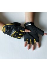 Mechanix Yarım Parmak Eldiven- Taktik Destekli Mexhanix Kadın Erken unisex Eldiven KAMUFLAJ - XL