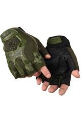 Mechanix Yarım Parmak Eldiven- Taktik Destekli Mexhanix Kadın Erken unisex Eldiven SARI - XL