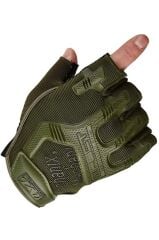 Mechanix Yarım Parmak Eldiven- Taktik Destekli Mexhanix Kadın Erken unisex Eldiven SARI - XL