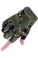 Mechanix Yarım Parmak Eldiven- Taktik Destekli Mexhanix Kadın Erken unisex Eldiven SARI - XL
