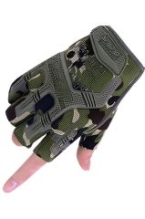 Mechanix Yarım Parmak Eldiven- Taktik Destekli Mexhanix Kadın Erken unisex Eldiven L - HAKİ