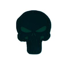 Single Sword Plastik Kurukafa Patch - Peç SİYAH