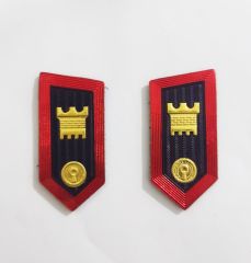 Single Sword plastik jandarma asayiş yaka spoletleri ASAYİŞ - ASAYİŞ