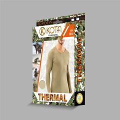 Kota 2014 Termal İçlik Üst -Sıcak Üst İçlik- Termal Bej Üst İçlik BEJ - XXL