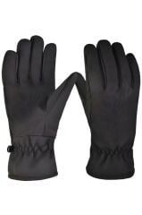 Single Sword Softshell Soğuk ve Rüzgar Geçirmez, Suya Dayanıklı Eldiven SİYAH