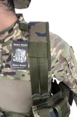 Single Sword 6 Şarjör Cepli, Arkası Çantalı Çeçen Yeleği USA