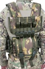 Single Sword 6 Şarjör Cepli, Arkası Çantalı Çeçen Yeleği MULTİCAM