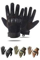 Single Sword Taktik Askeri Eldiven, Polis Eldiveni, Motosiklet ve Bisiklet Eldiveni SİYAH - 2XL