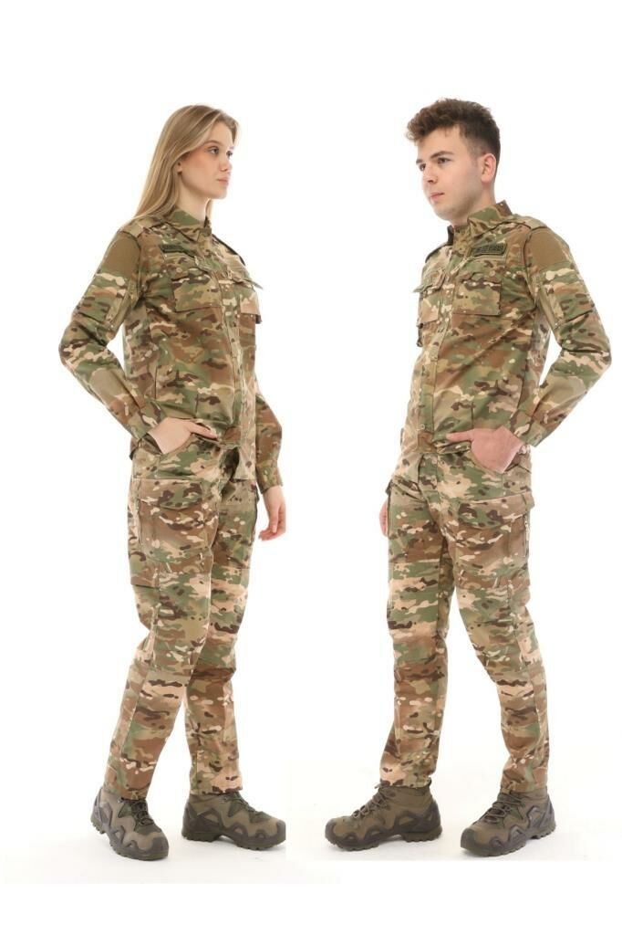 Single Sword Outdoor Unisex Kışlık Gömlek&Pantolon Alt Üst Takım XL - MULTİCAM