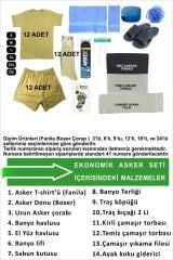 Acemi Bedelli Ekonomik Asker Seti-Asker Malzemeleri 48 parça 12 li Set