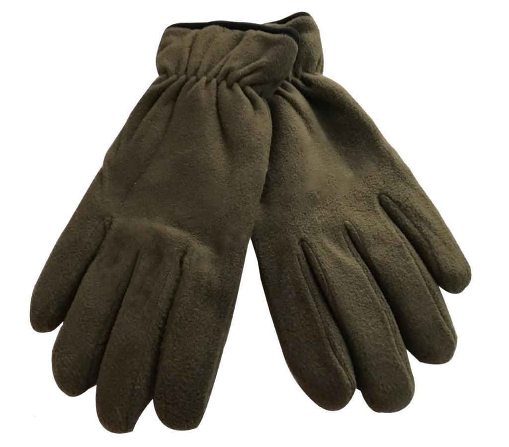 İşnar Polar Eldiven Erkek Kadın Unisex kaymaz Polar eldiven HAKİ
