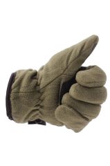 İşnar Polar Eldiven Erkek Kadın Unisex kaymaz Polar eldiven HAKİ