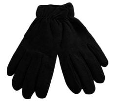 İşnar Polar Eldiven Erkek Kadın Unisex kaymaz Polar eldiven SİYAH