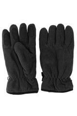 İşnar Polar Eldiven Erkek Kadın Unisex kaymaz Polar eldiven SİYAH