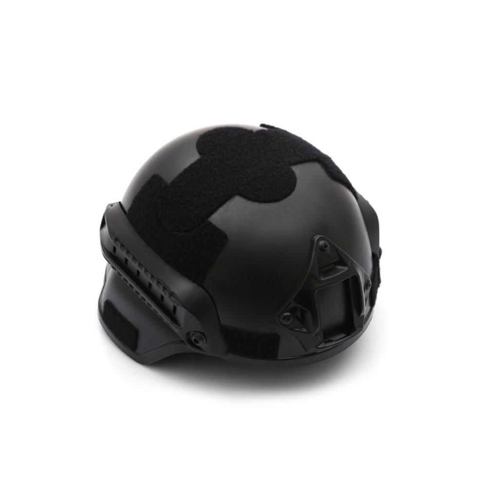 Single Sword Tactical Airsoft Kompozit Başlık, Koruyucu Kask SİYAH