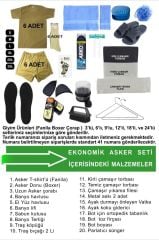 Single Sword 35 Parça Acemi Bedelli Asker Seti 6 lı Set