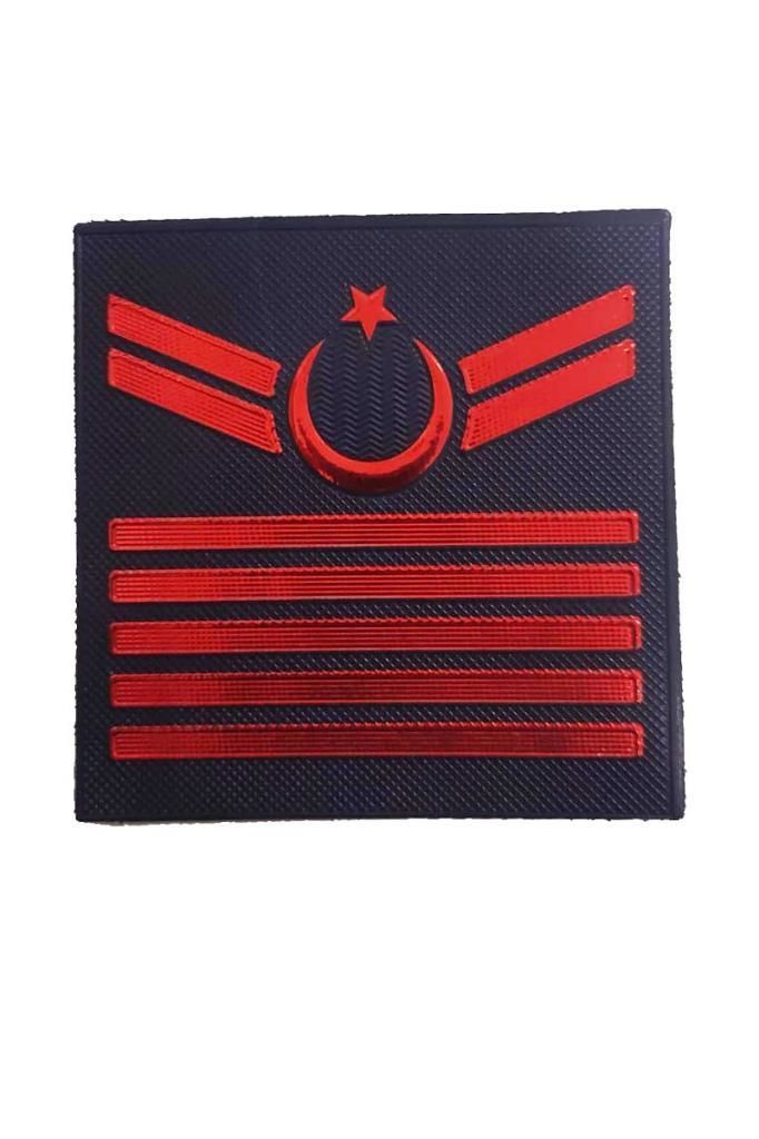 Single Sword Jandarma Asayiş Plastik Harici Rütbe UZM.ÇVŞ.5