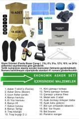 Single Sword 71 Parça Acemi Bedelli Asker Seti 18 li Set